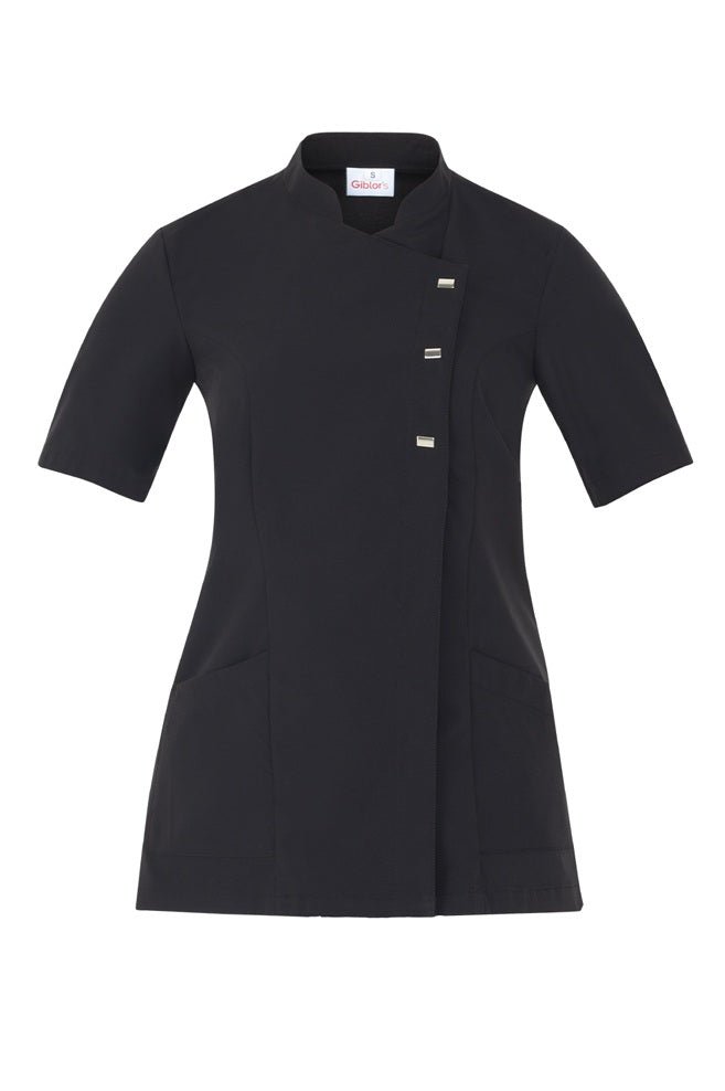 Casacca donna microstretch collo coreana 2 - Pockets Greta - Westrose SRL - Abbigliamento da Lavoro Personalizzato