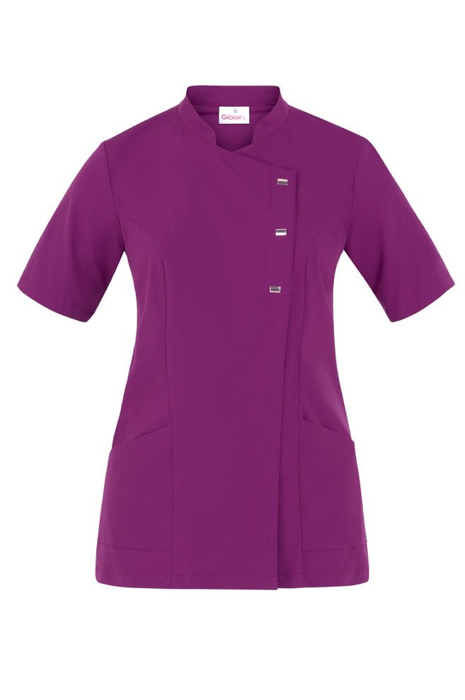 Casacca donna microstretch collo coreana 2 - Pockets Greta - Westrose SRL - Abbigliamento da Lavoro Personalizzato