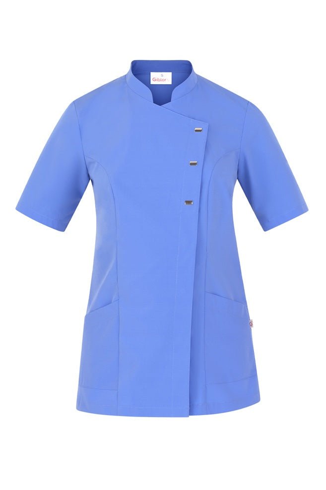 Casacca donna microstretch collo coreana 2 - Pockets Greta - Westrose SRL - Abbigliamento da Lavoro Personalizzato