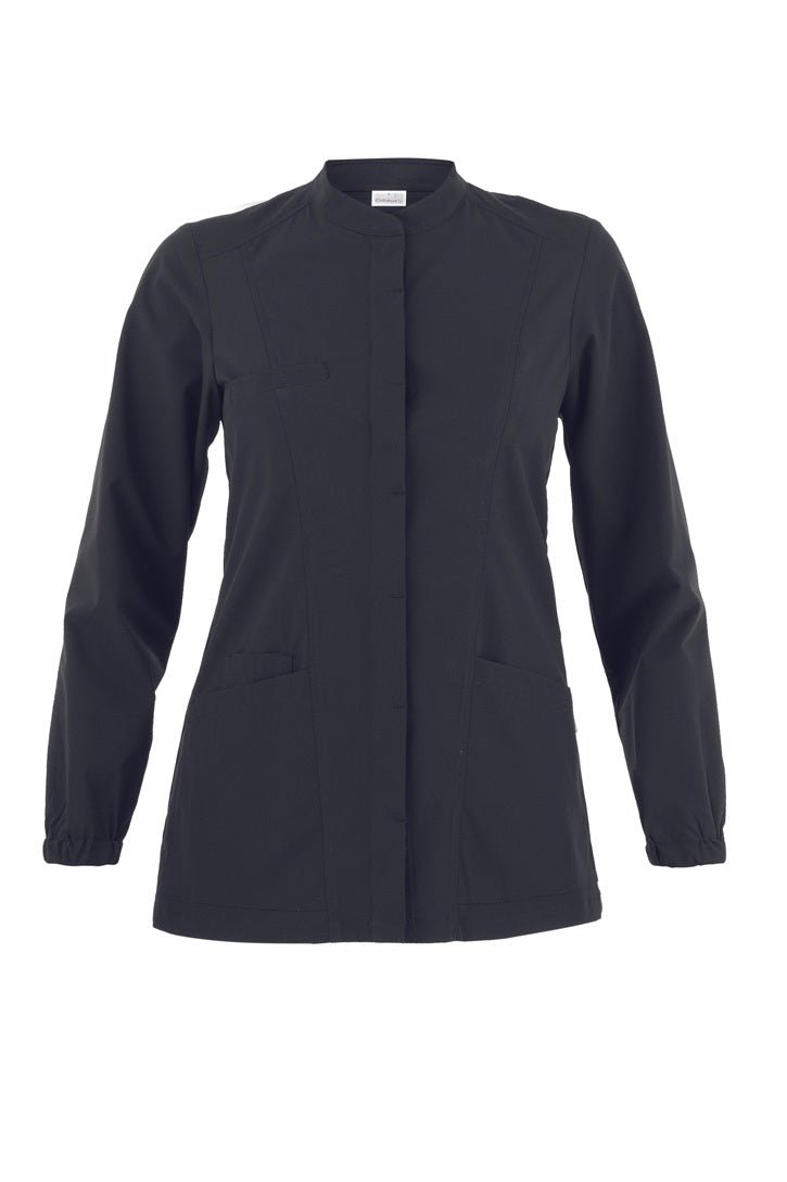 Casacca donna microstretch collo coreana 4 - Pockets Lia - Westrose SRL - Abbigliamento da Lavoro Personalizzato