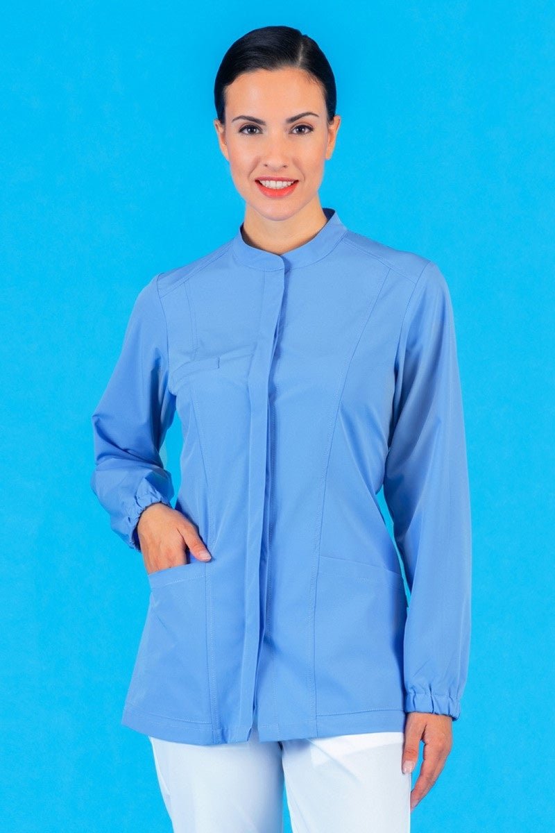 Casacca donna microstretch collo coreana 4 - Pockets Lia - Westrose SRL - Abbigliamento da Lavoro Personalizzato