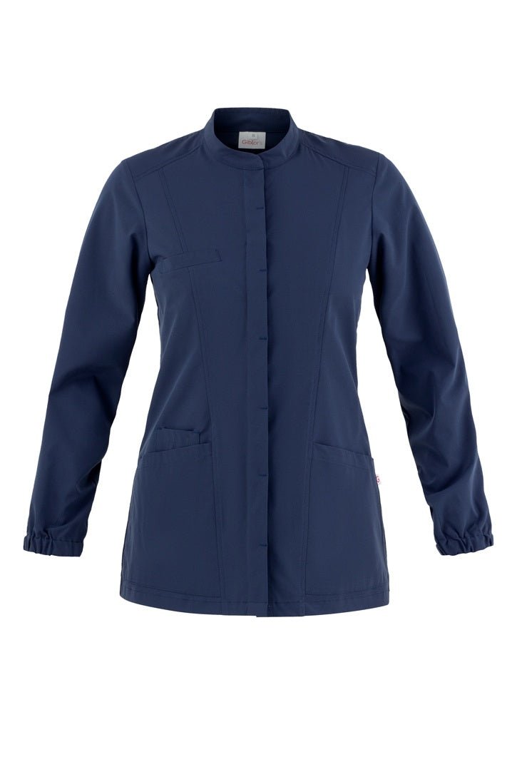Casacca donna microstretch collo coreana 4 - Pockets Lia - Westrose SRL - Abbigliamento da Lavoro Personalizzato