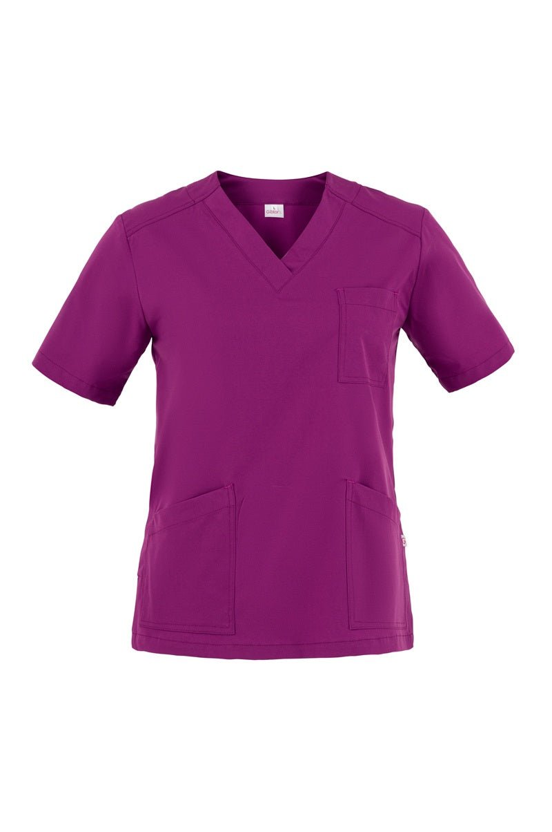 Casacca donna microstretch scollo a V 3 - Pockets Sonia - Westrose SRL - Abbigliamento da Lavoro Personalizzato