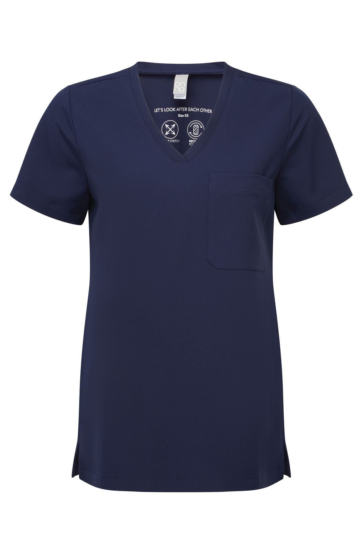 Casacca donna polycotton con scollo a V 1 - Pocket Limitless - Westrose SRL - Abbigliamento da Lavoro Personalizzato