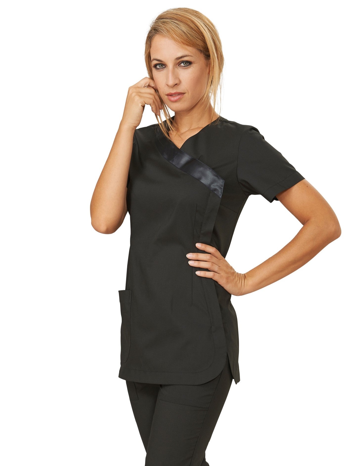 Casacca estetica misto cotone popeline Loren - Westrose SRL - Abbigliamento da Lavoro Personalizzato