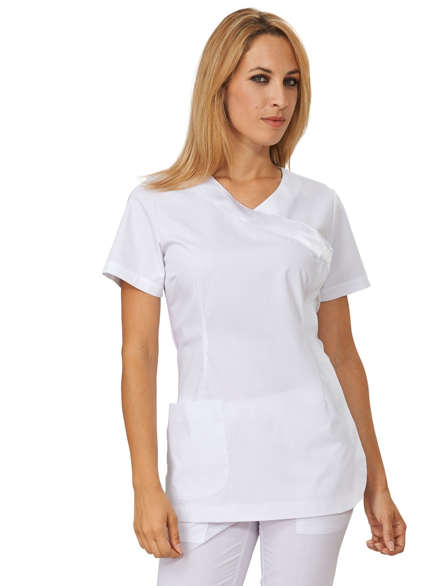 Casacca estetica misto cotone popeline Loren - Westrose SRL - Abbigliamento da Lavoro Personalizzato