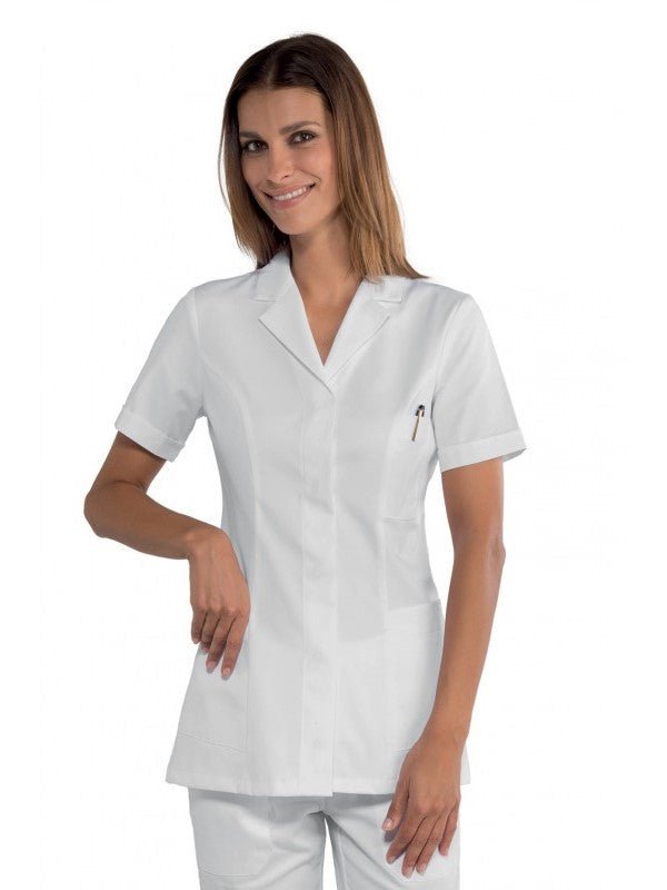 Casacca estetista cotone Coimbra - Westrose SRL - Abbigliamento da Lavoro Personalizzato