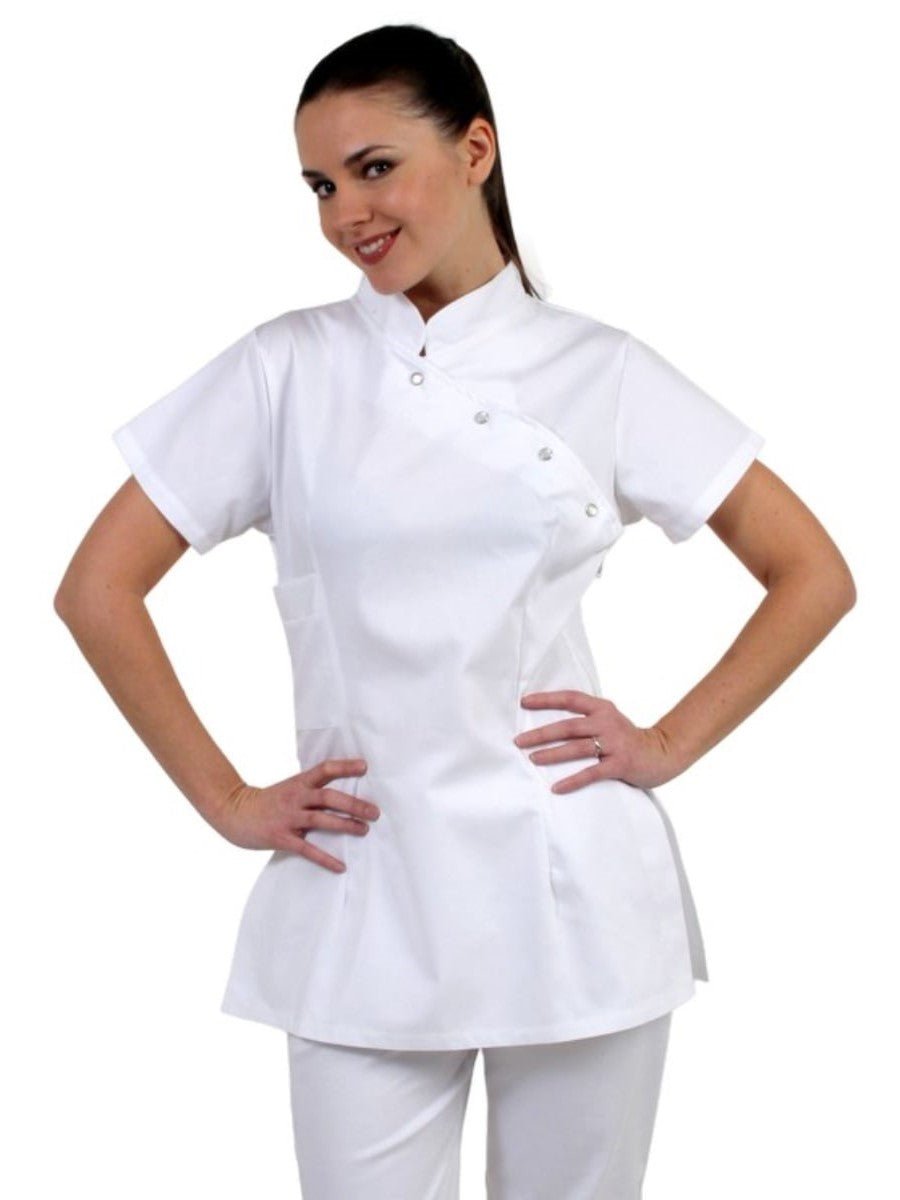 Casacca estetista misto cotone Angel - Westrose SRL - Abbigliamento da Lavoro Personalizzato