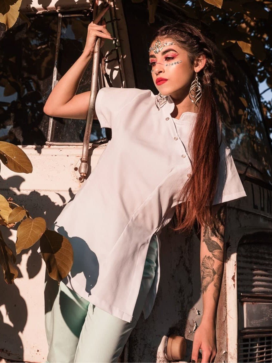 Casacca estetista misto cotone Angel - Westrose SRL - Abbigliamento da Lavoro Personalizzato