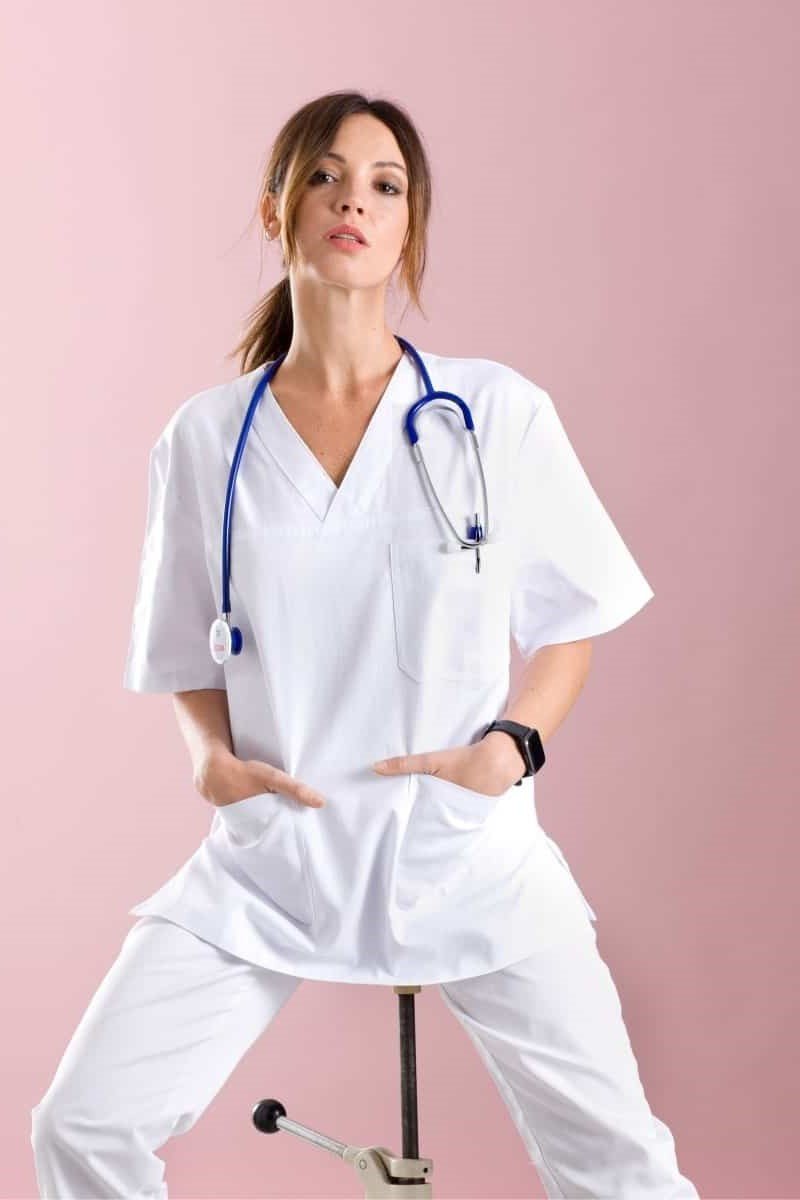 Casacca sanitaria unisex cotone Jeff - Westrose SRL - Abbigliamento da Lavoro Personalizzato