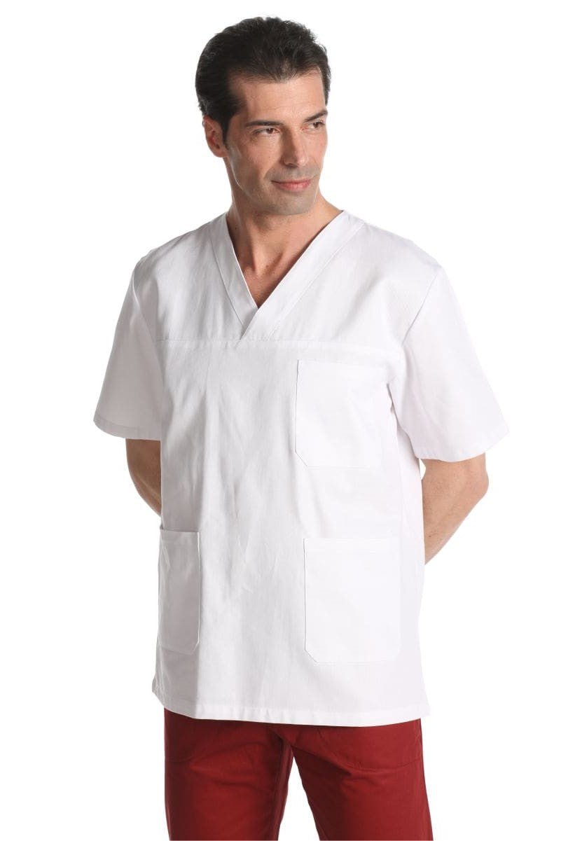 Casacca sanitaria unisex cotone Jeff - Westrose SRL - Abbigliamento da Lavoro Personalizzato