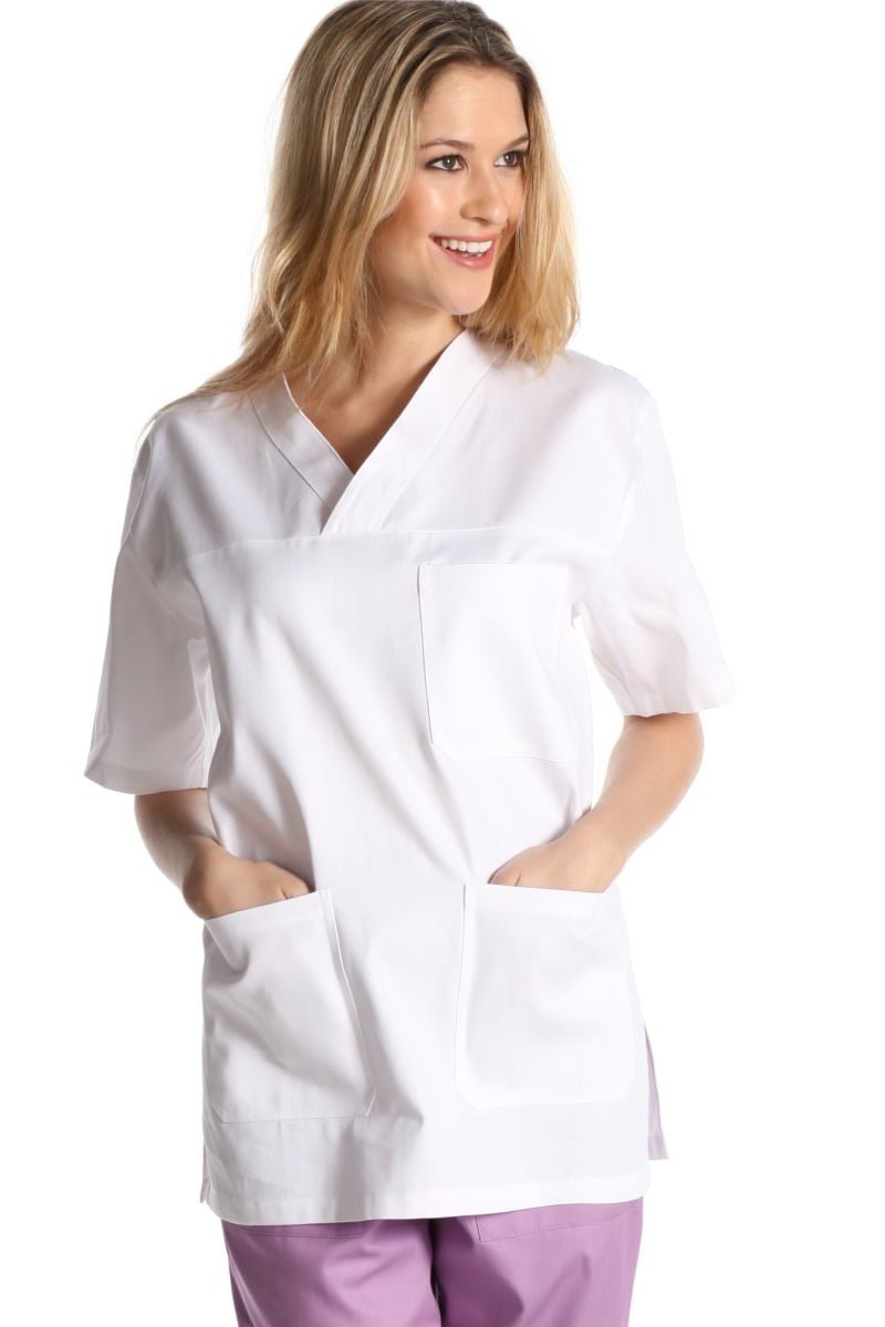 Casacca sanitaria unisex cotone Jeff - Westrose SRL - Abbigliamento da Lavoro Personalizzato