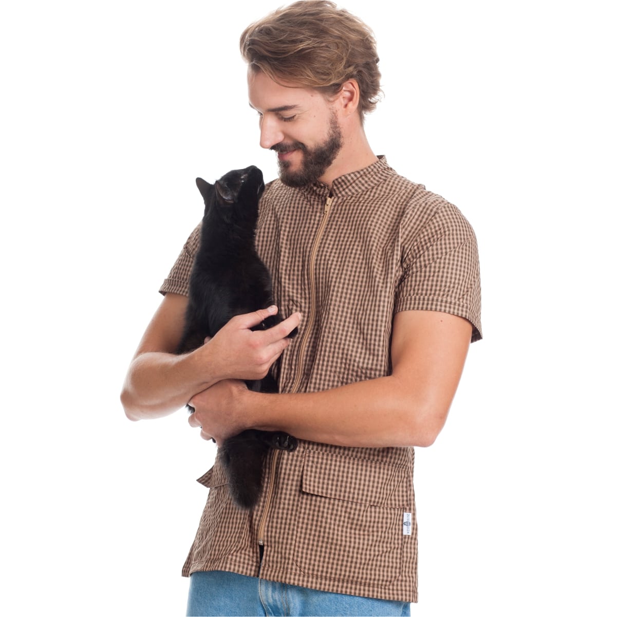 Casacca toelettatore unisex antipelo Robert quadretti - Westrose