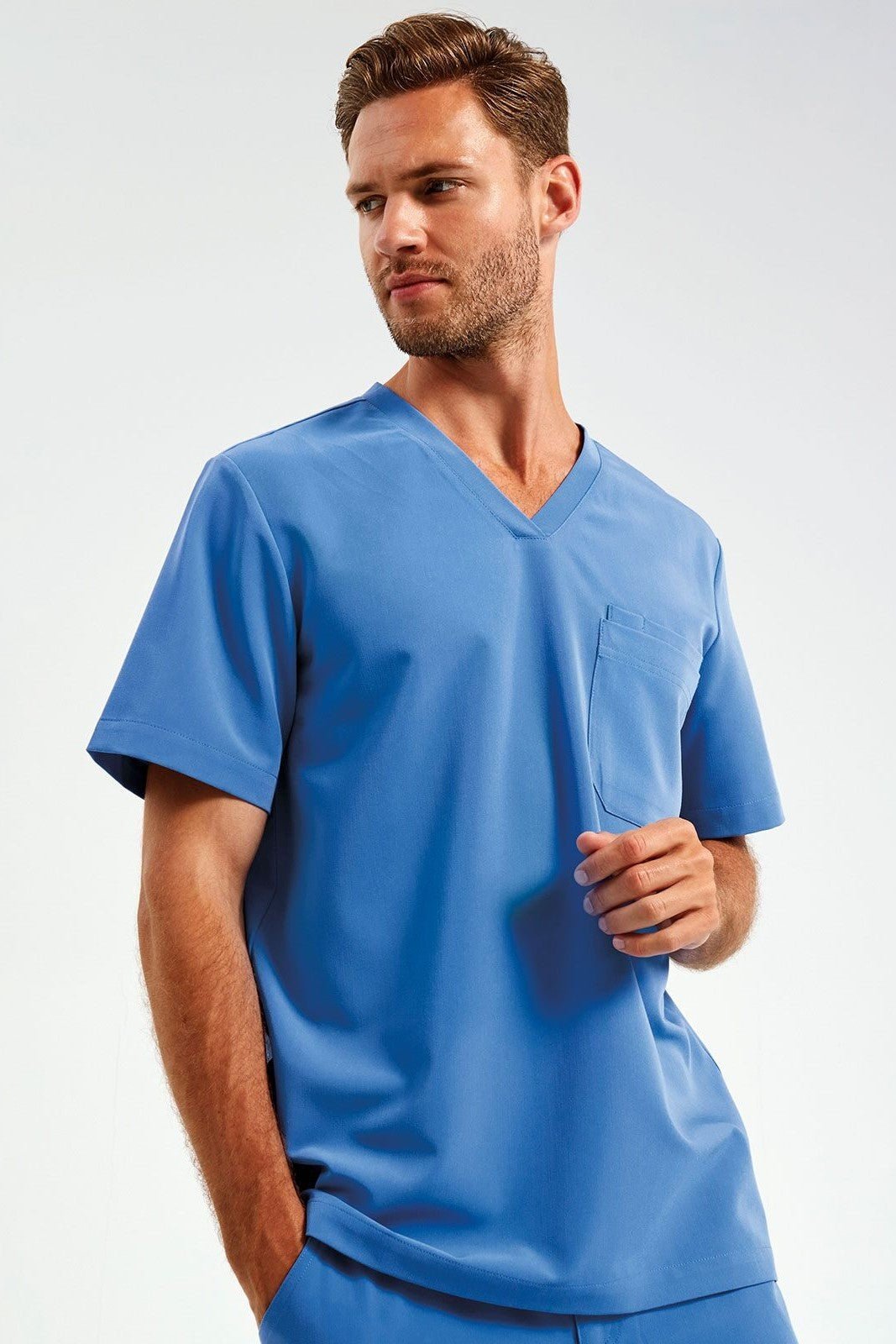 Casacca uomo microstretch scollo V 2 - Pockets Limitless - Westrose SRL - Abbigliamento da Lavoro Personalizzato