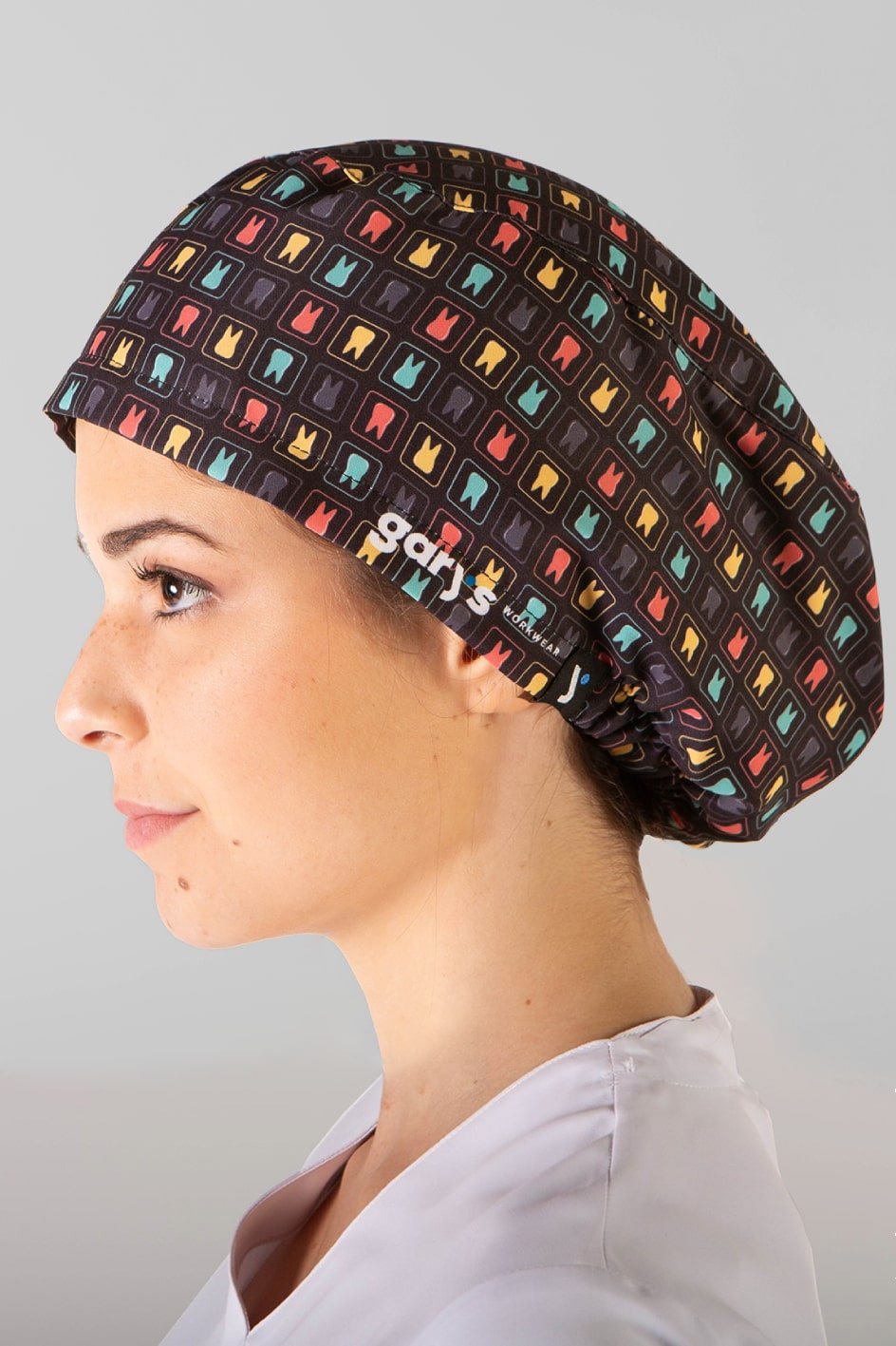 Cuffia unisex con elastico microfibra fantasia Gary's 447400 - Westrose SRL - Abbigliamento da Lavoro Personalizzato