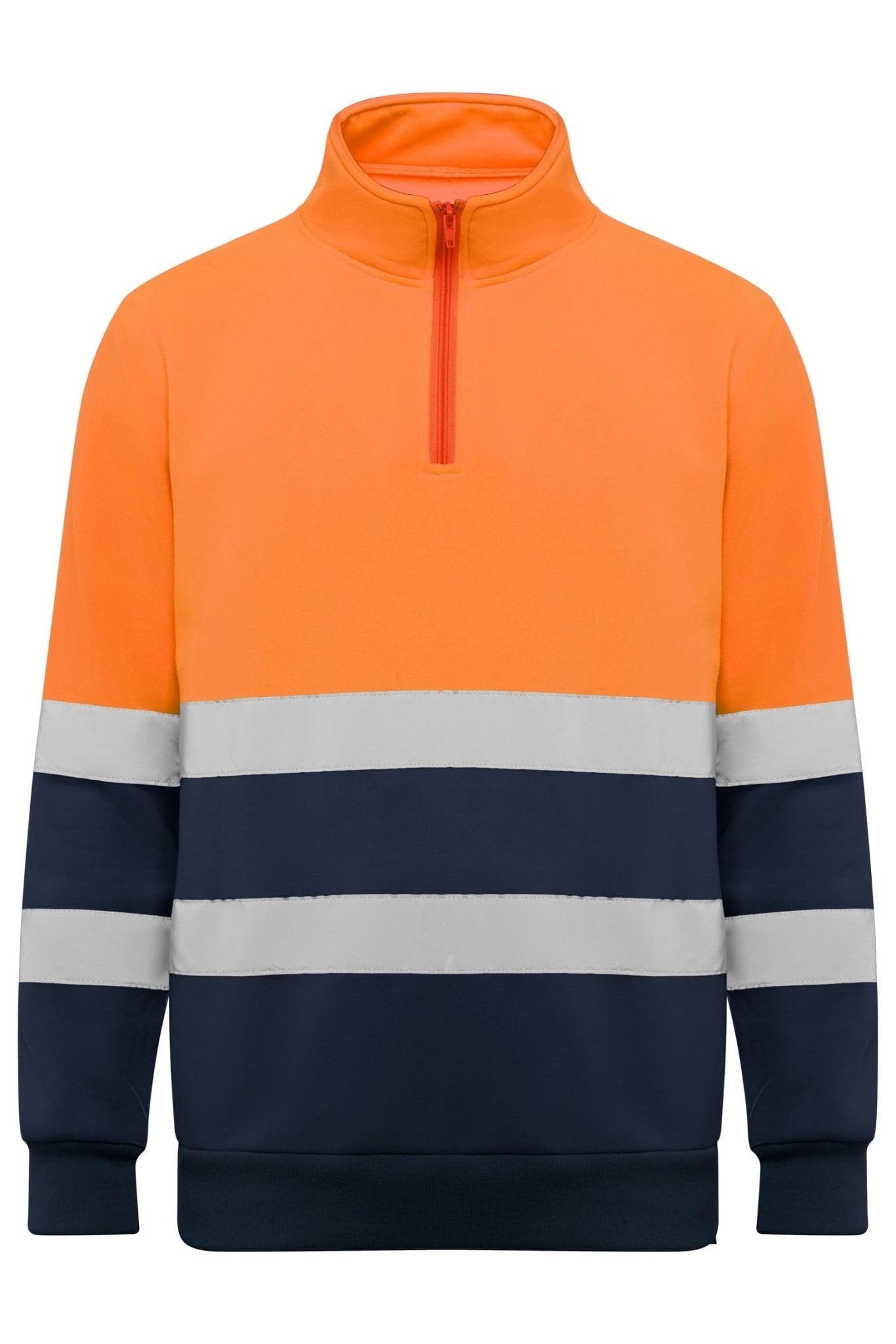 Felpa alta visibilità mezza zip Roly Spica 280 gr - Westrose SRL - Abbigliamento da Lavoro Personalizzato