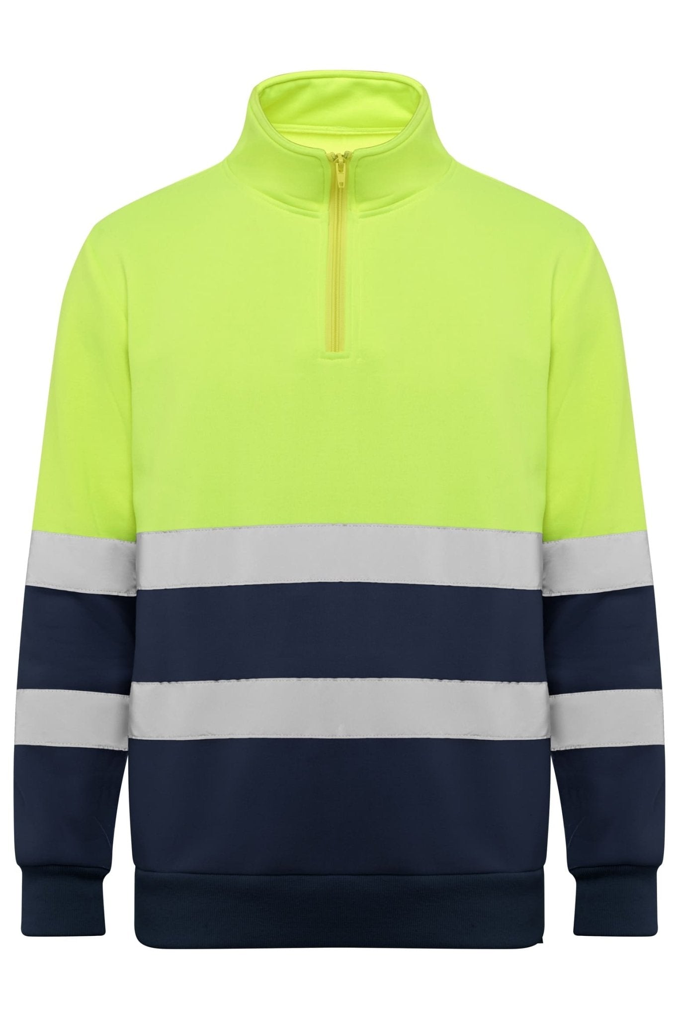 Felpa alta visibilità mezza zip Roly Spica 280 gr - Westrose SRL - Abbigliamento da Lavoro Personalizzato