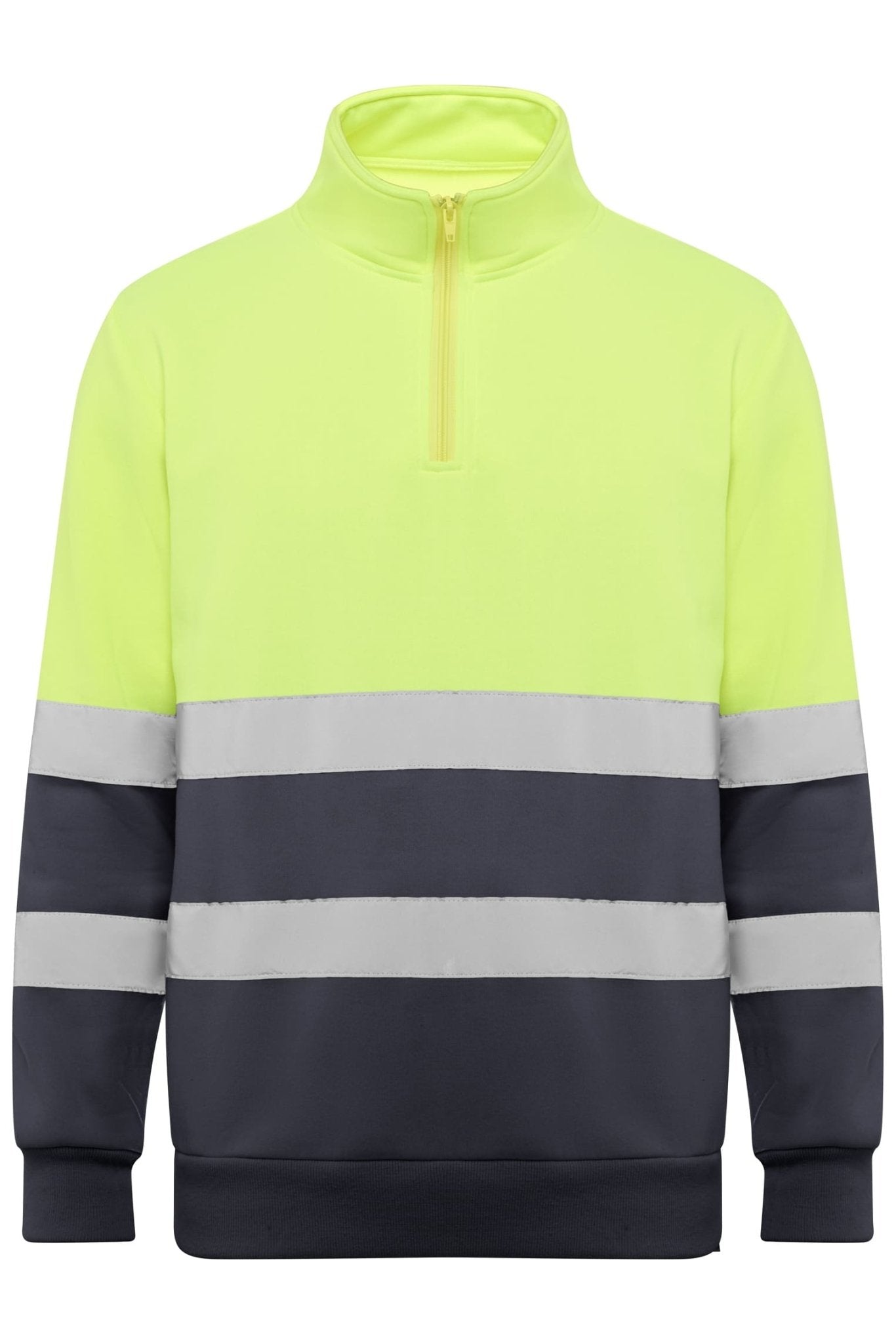 Felpa alta visibilità mezza zip Roly Spica 280 gr - Westrose SRL - Abbigliamento da Lavoro Personalizzato