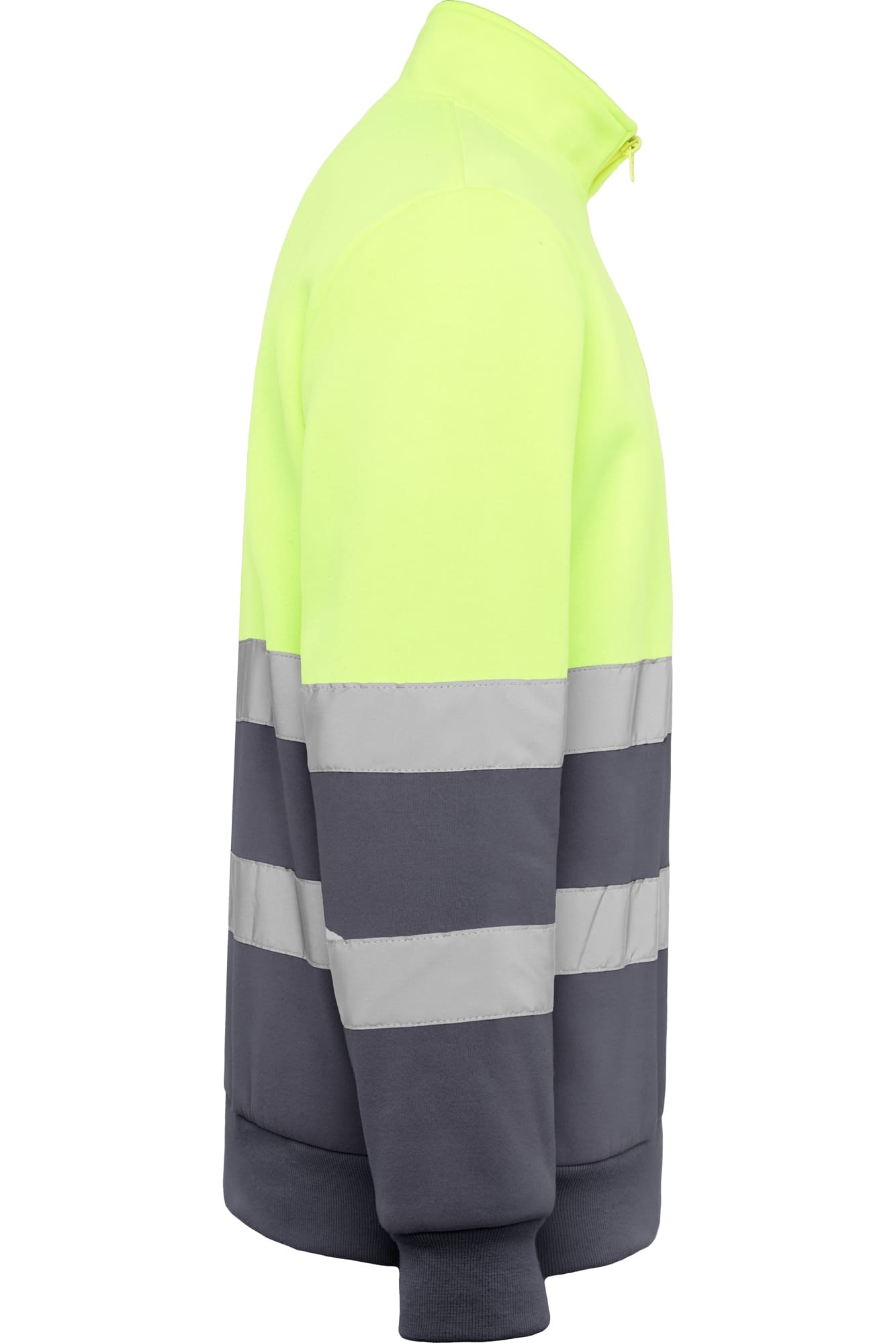 Felpa alta visibilità mezza zip Roly Spica 280 gr - Westrose SRL - Abbigliamento da Lavoro Personalizzato