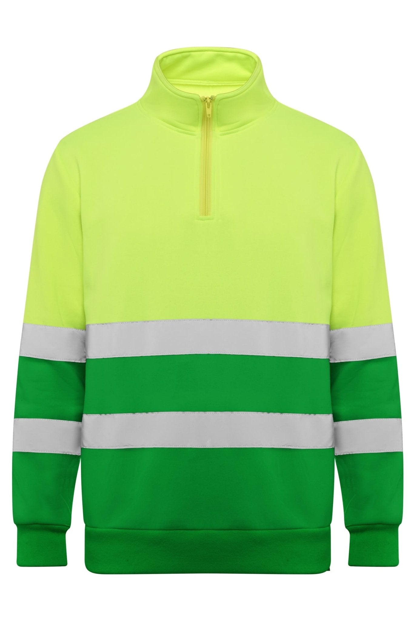 Felpa alta visibilità mezza zip Roly Spica 280 gr - Westrose SRL - Abbigliamento da Lavoro Personalizzato