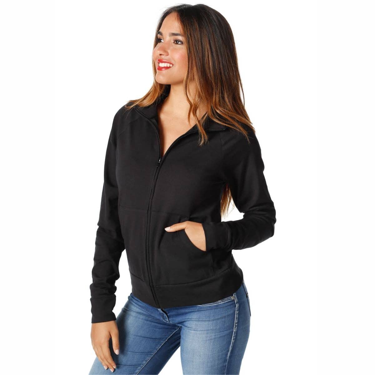 Felpa donna Premium Sweat Jacket 280 gr. - Westrose SRL - Abbigliamento da Lavoro Personalizzato