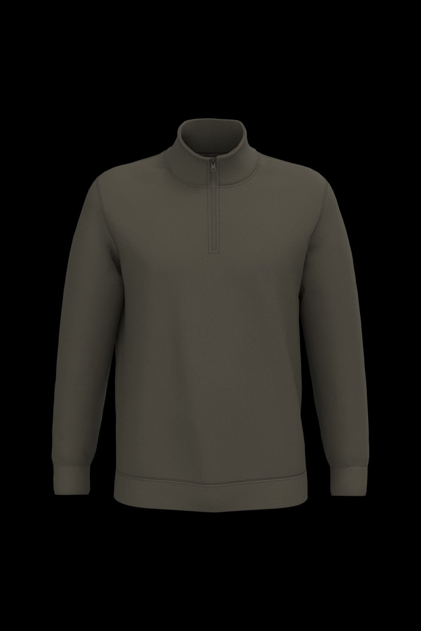 Felpa mezza zip 280 gr Basic K478 - Westrose SRL - Abbigliamento da Lavoro Personalizzato