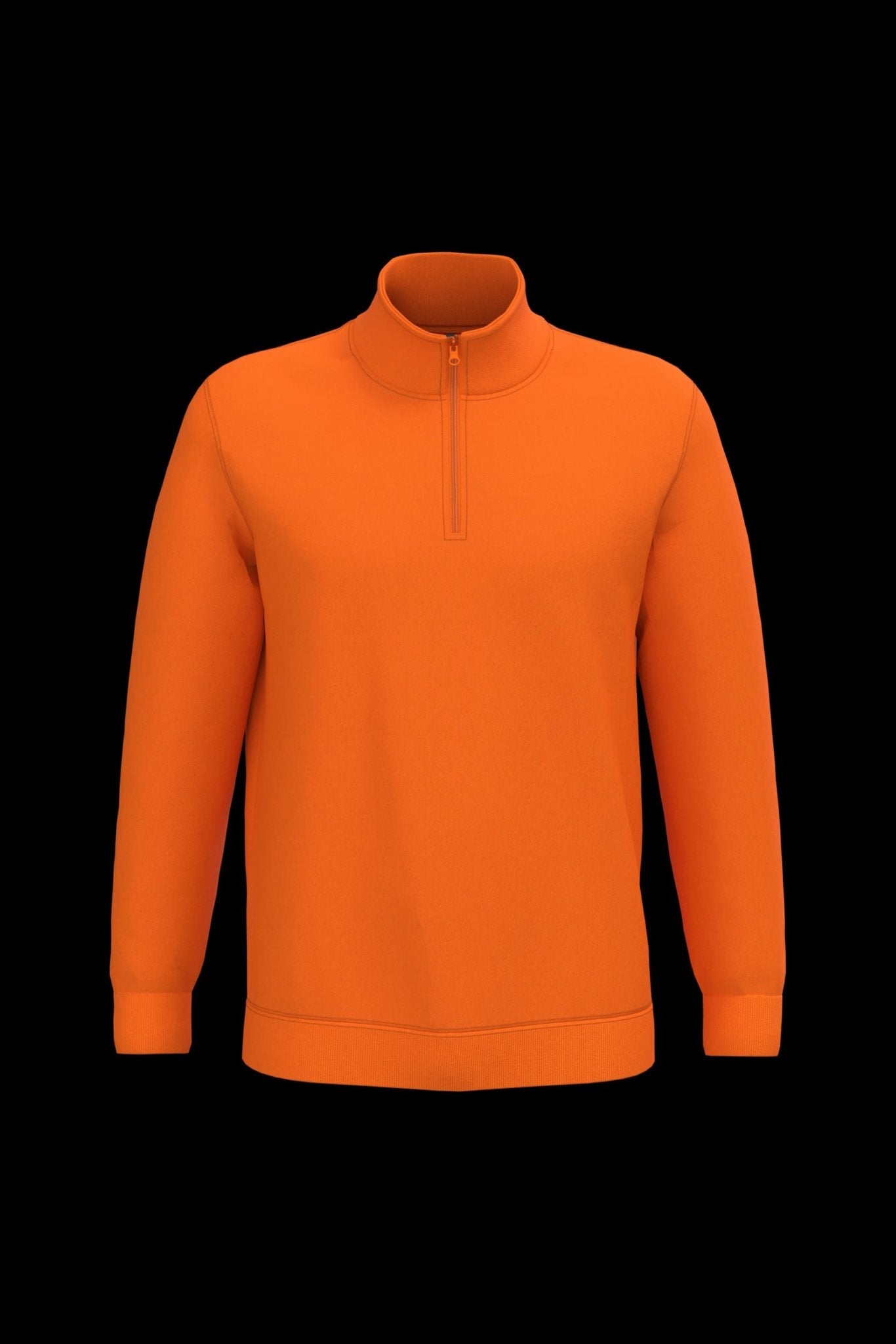 Felpa mezza zip 280 gr Basic K478 - Westrose SRL - Abbigliamento da Lavoro Personalizzato