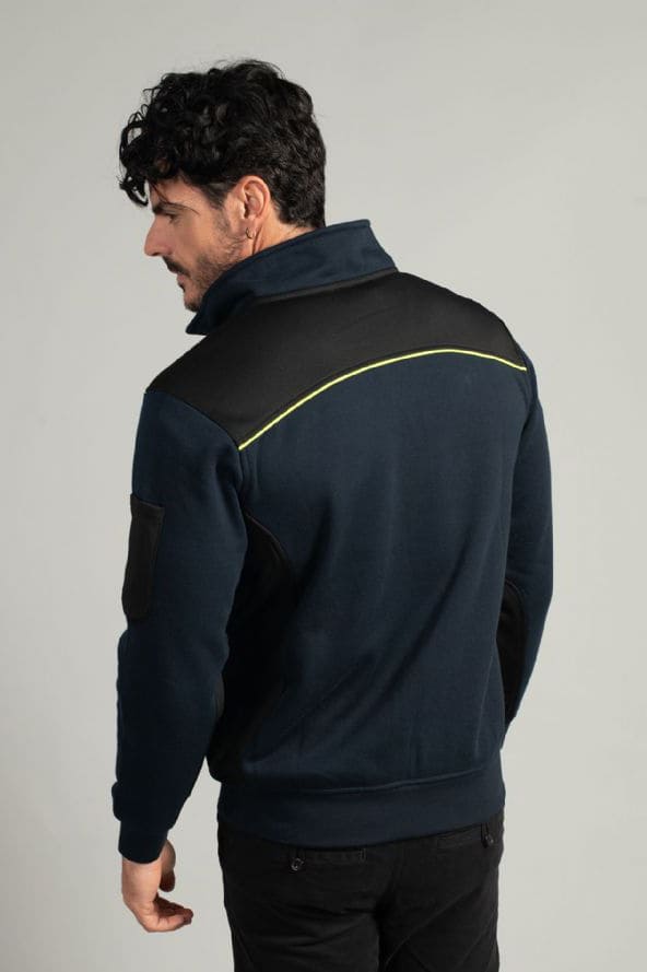 Felpa mezza zip JRC Milwaukee 280 gr - Westrose SRL - Abbigliamento da Lavoro Personalizzato