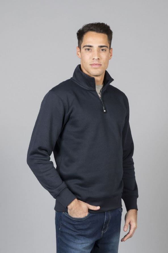 Felpa mezza zip JRC Pamplona 280 gr - Westrose SRL - Abbigliamento da Lavoro Personalizzato