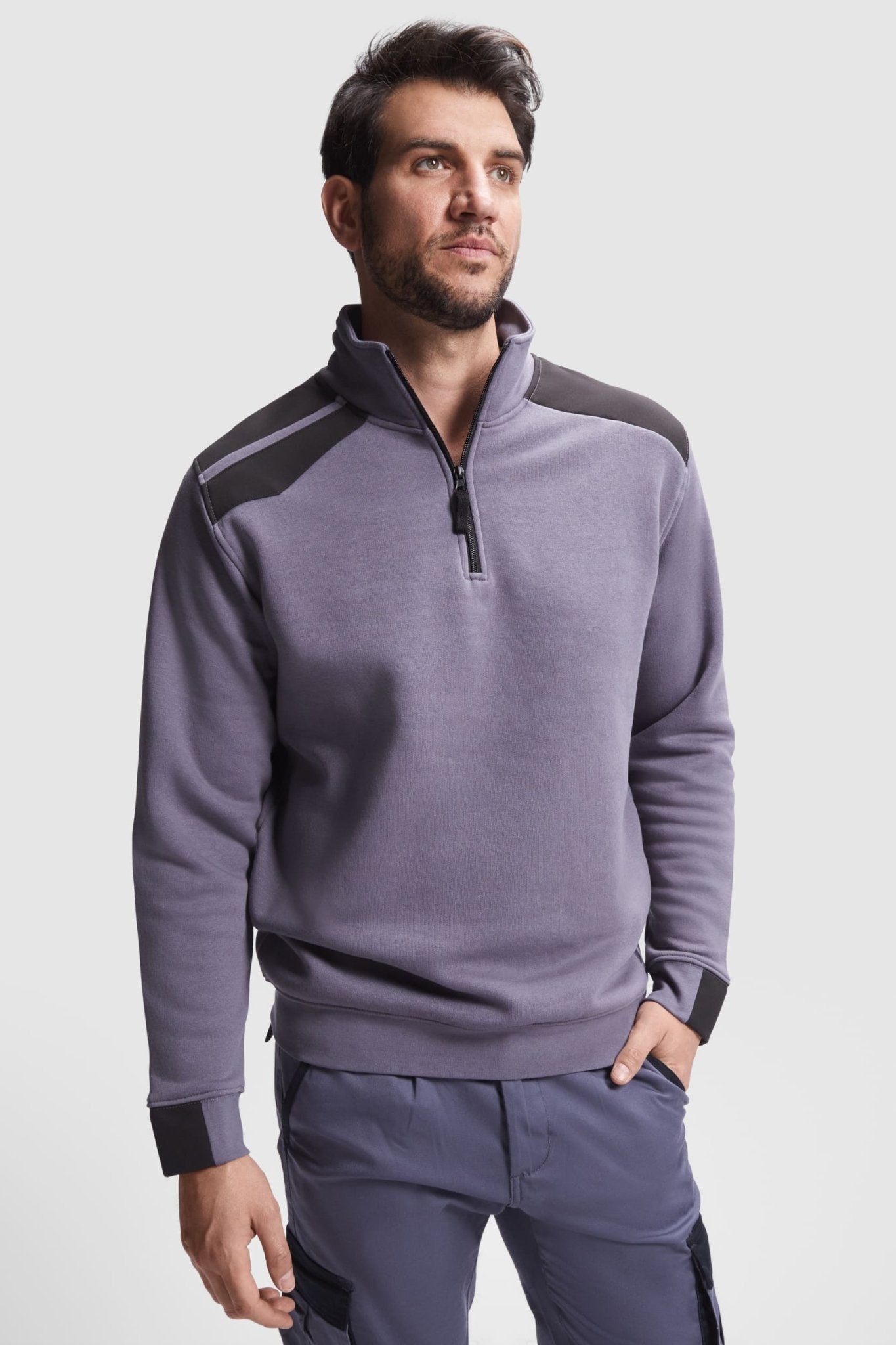 Felpa mezza zip Roly Maverick 280 gr - Westrose SRL - Abbigliamento da Lavoro Personalizzato