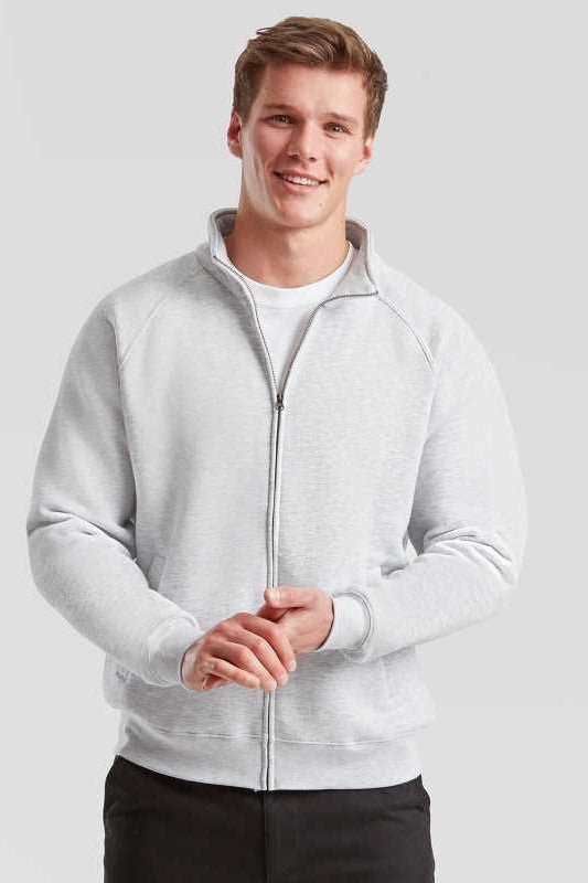 Felpa uomo Fruit of the Loom Premium Sweat Jacket 280 gr. - Westrose SRL - Abbigliamento da Lavoro Personalizzato