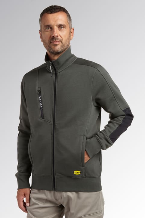 Felpa zip intera Diadora FZ Litework 280 gr - Westrose SRL - Abbigliamento da Lavoro Personalizzato