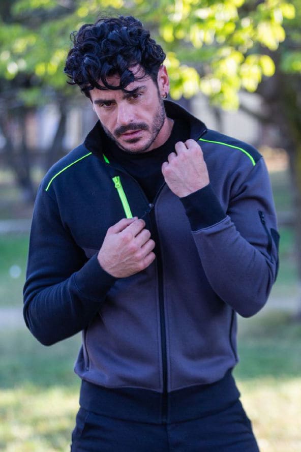 Felpa zip intera JRC Indianapolis 280 gr - Westrose SRL - Abbigliamento da Lavoro Personalizzato