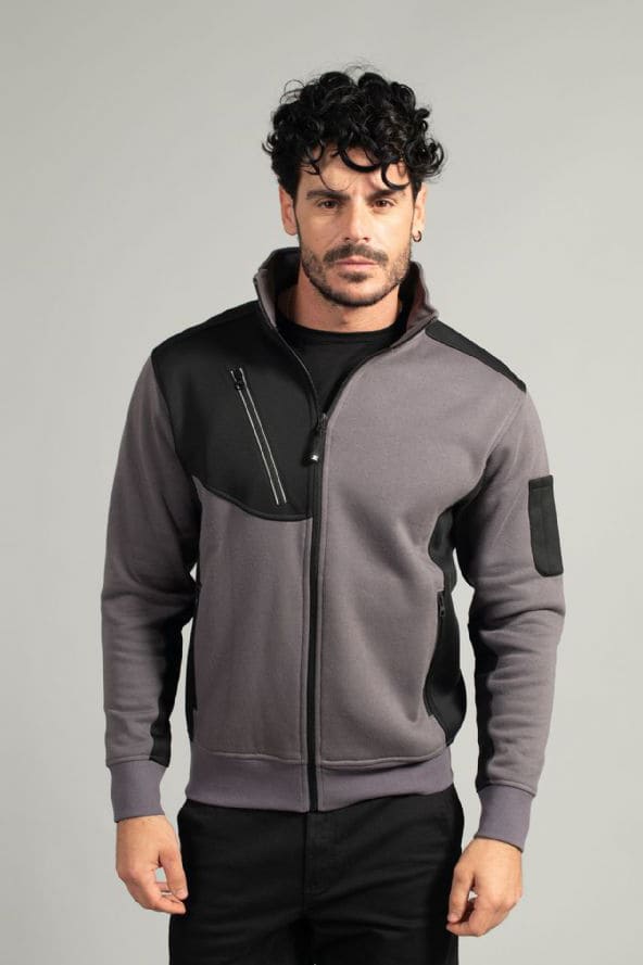 Felpa zip intera JRC Niagara 280 gr - Westrose SRL - Abbigliamento da Lavoro Personalizzato