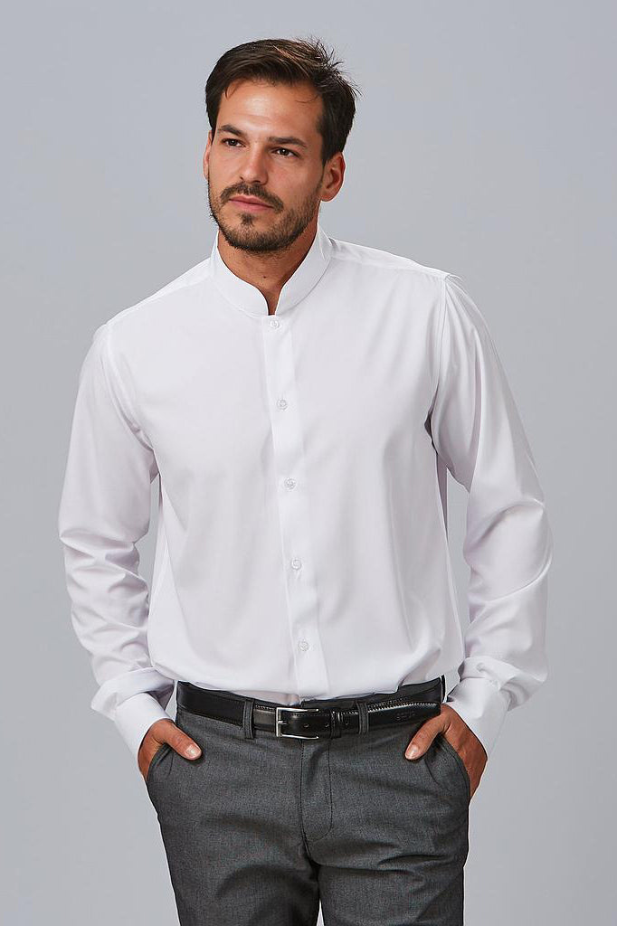 Camicia uomo in microfibra no stiro slim fit Matteo 260019