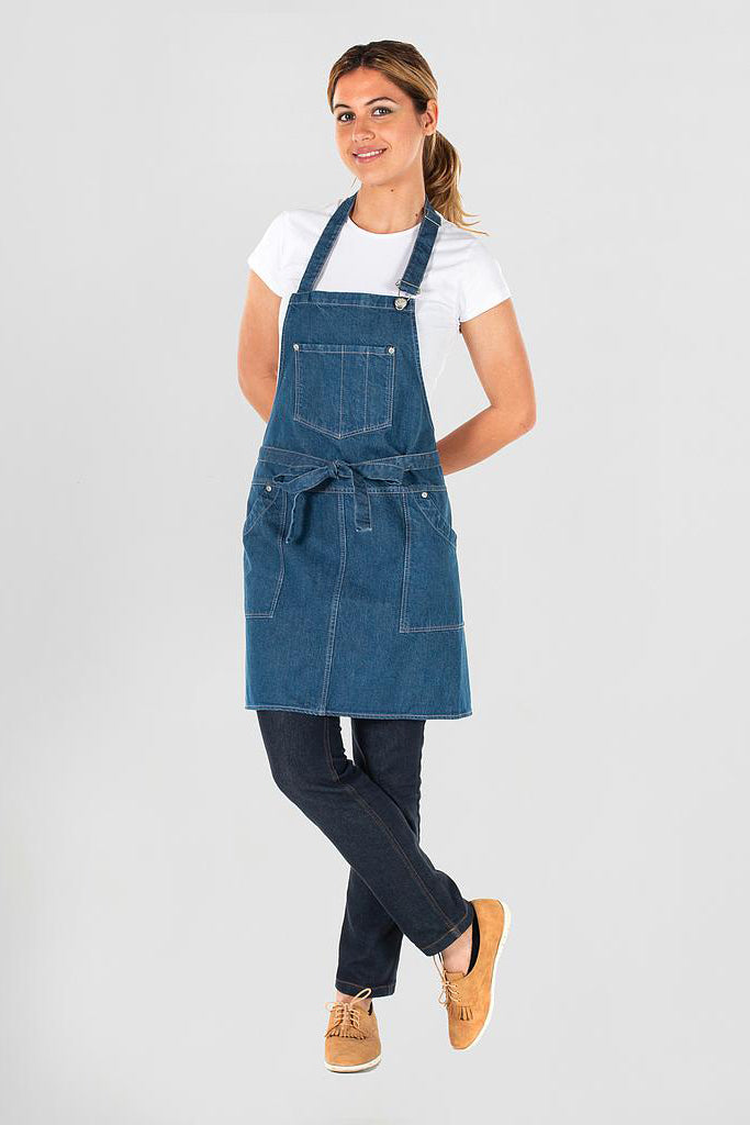 Grembiule in jeans con pettorina Juha 68x77 155700