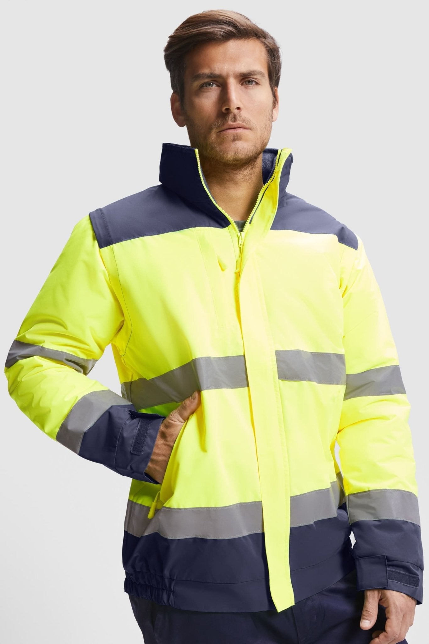 Giacca alta visibilità Roly Epsylon 400 gr - Westrose SRL - Abbigliamento da Lavoro Personalizzato