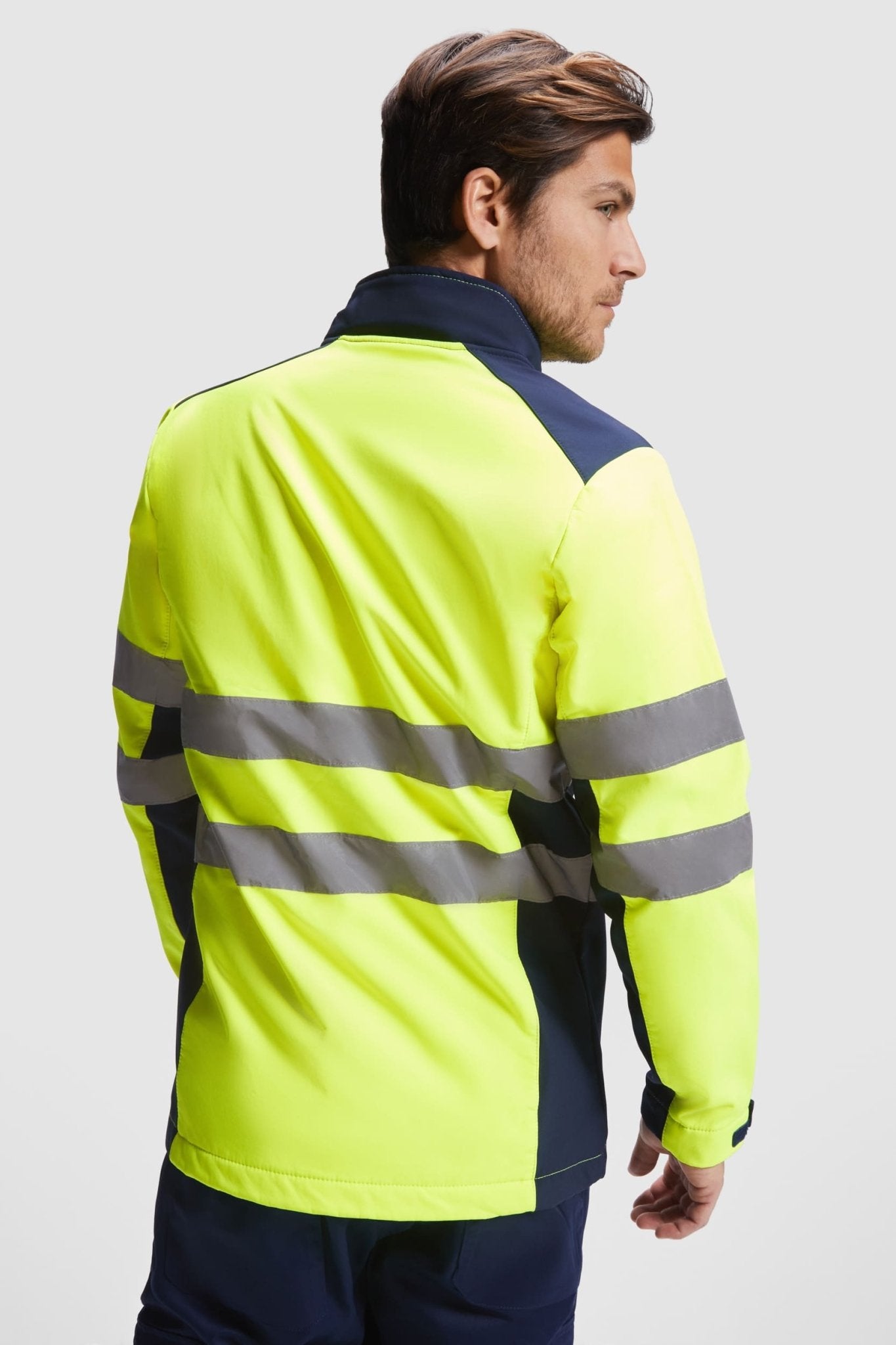 Giacca alta visibilità sostshell Roly Antares 320 gr - Westrose SRL - Abbigliamento da Lavoro Personalizzato