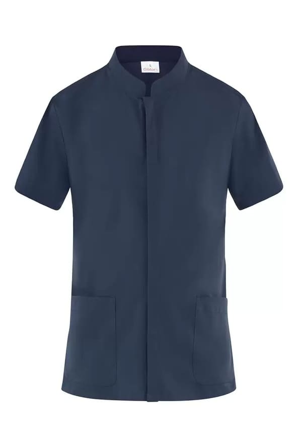 giacca-chef-maniche-corte-microfibra-giblor-ruben-blu-25P03K466