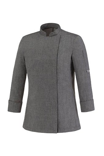 Giacca cuoca bottoni automatici Egochef Girl 1005 - Westrose SRL - Abbigliamento da Lavoro Personalizzato