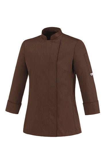 Giacca cuoca bottoni automatici Egochef Girl 1005 - Westrose SRL - Abbigliamento da Lavoro Personalizzato