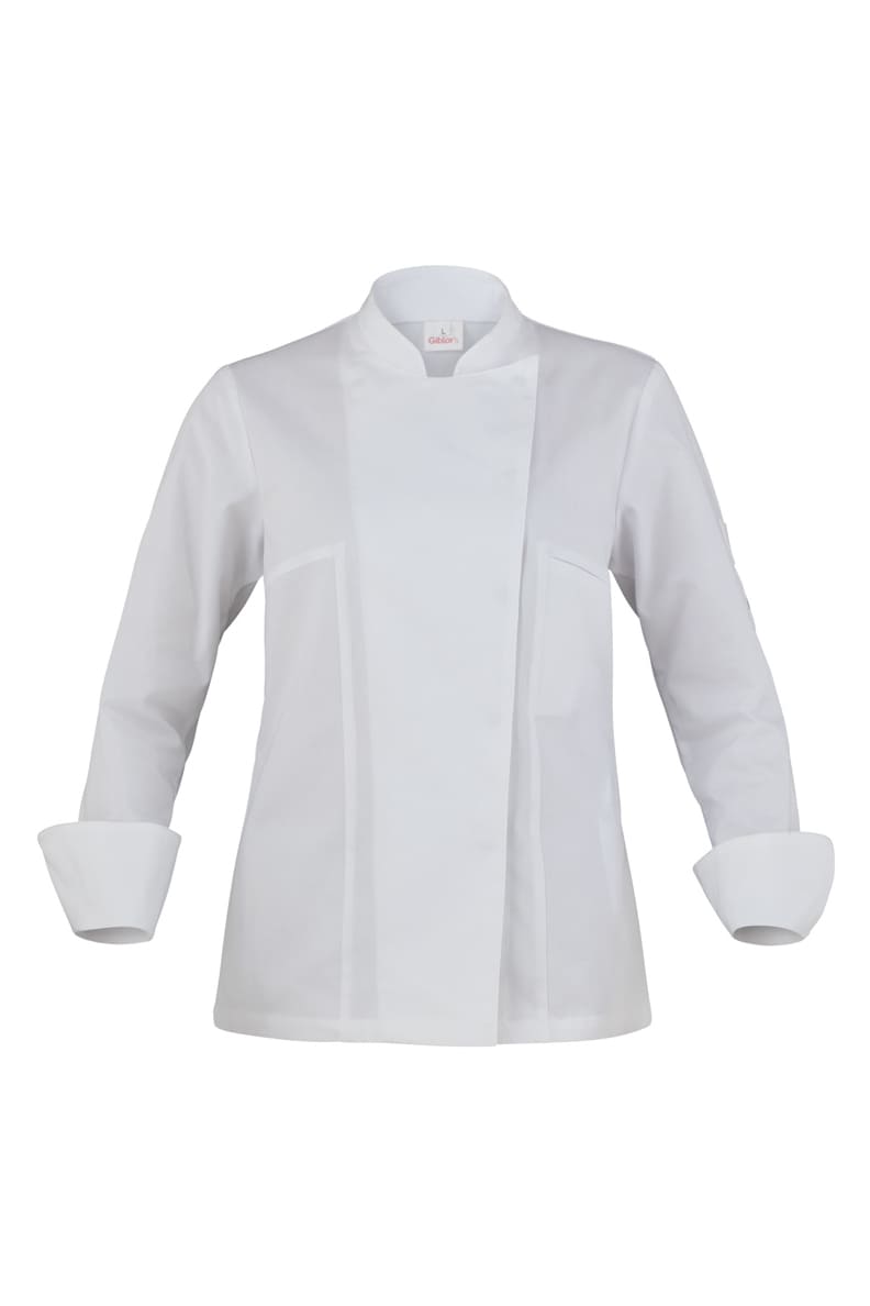 Giacca cuoca cotone Giblor's Agata 23P08G342 - Westrose SRL - Abbigliamento da Lavoro Personalizzato