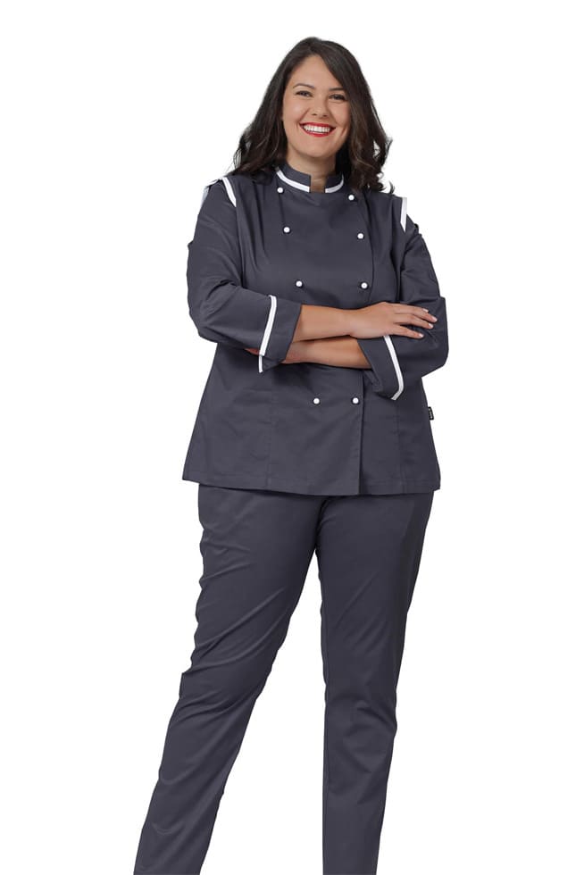 Giacca cuoca elasticizzata Siggi Dalila - Westrose SRL - Abbigliamento da Lavoro Personalizzato