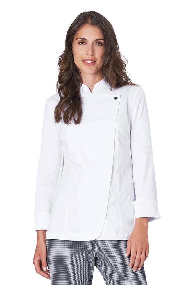 Giacca cuoca in mistocotone Siggi Beatrice - Westrose SRL - Abbigliamento da Lavoro Personalizzato