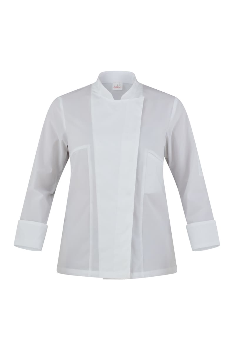 Giacca cuoca microfibra Giblor's Gloria 23P08G984 - Westrose SRL - Abbigliamento da Lavoro Personalizzato