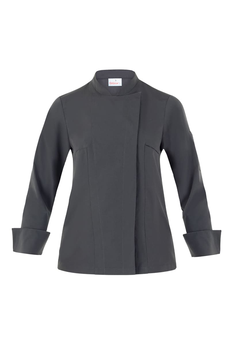 Giacca cuoca microfibra Giblor's Gloria 24P08G984 - Westrose SRL - Abbigliamento da Lavoro Personalizzato