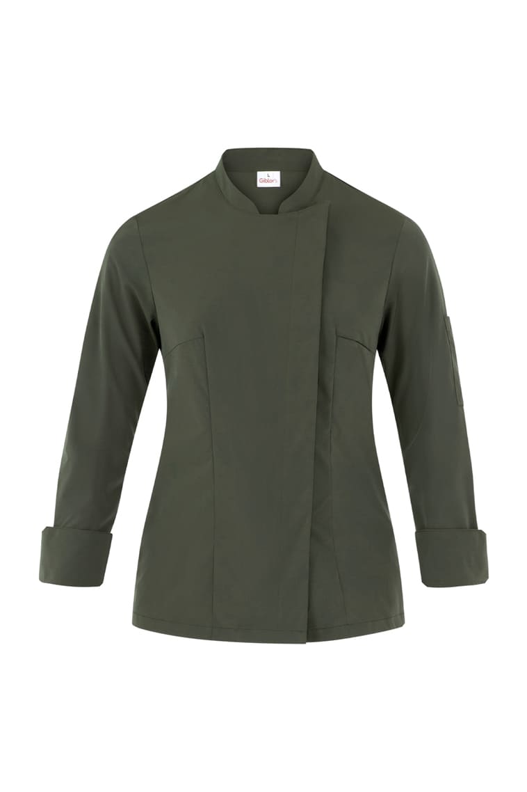 Giacca cuoca microfibra Giblor's Gloria 24P08G984 - Westrose SRL - Abbigliamento da Lavoro Personalizzato