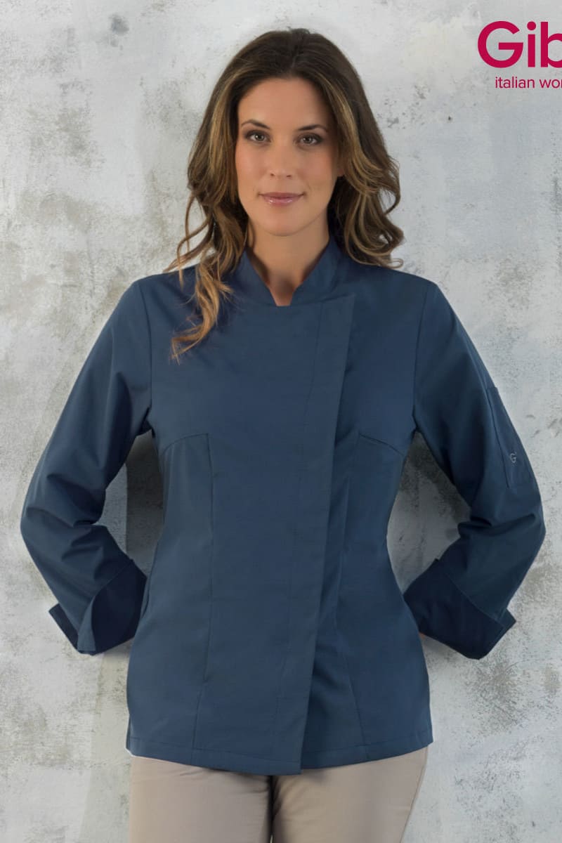 Giacca cuoca microfibra Giblor's Gloria 24P08G984 - Westrose SRL - Abbigliamento da Lavoro Personalizzato