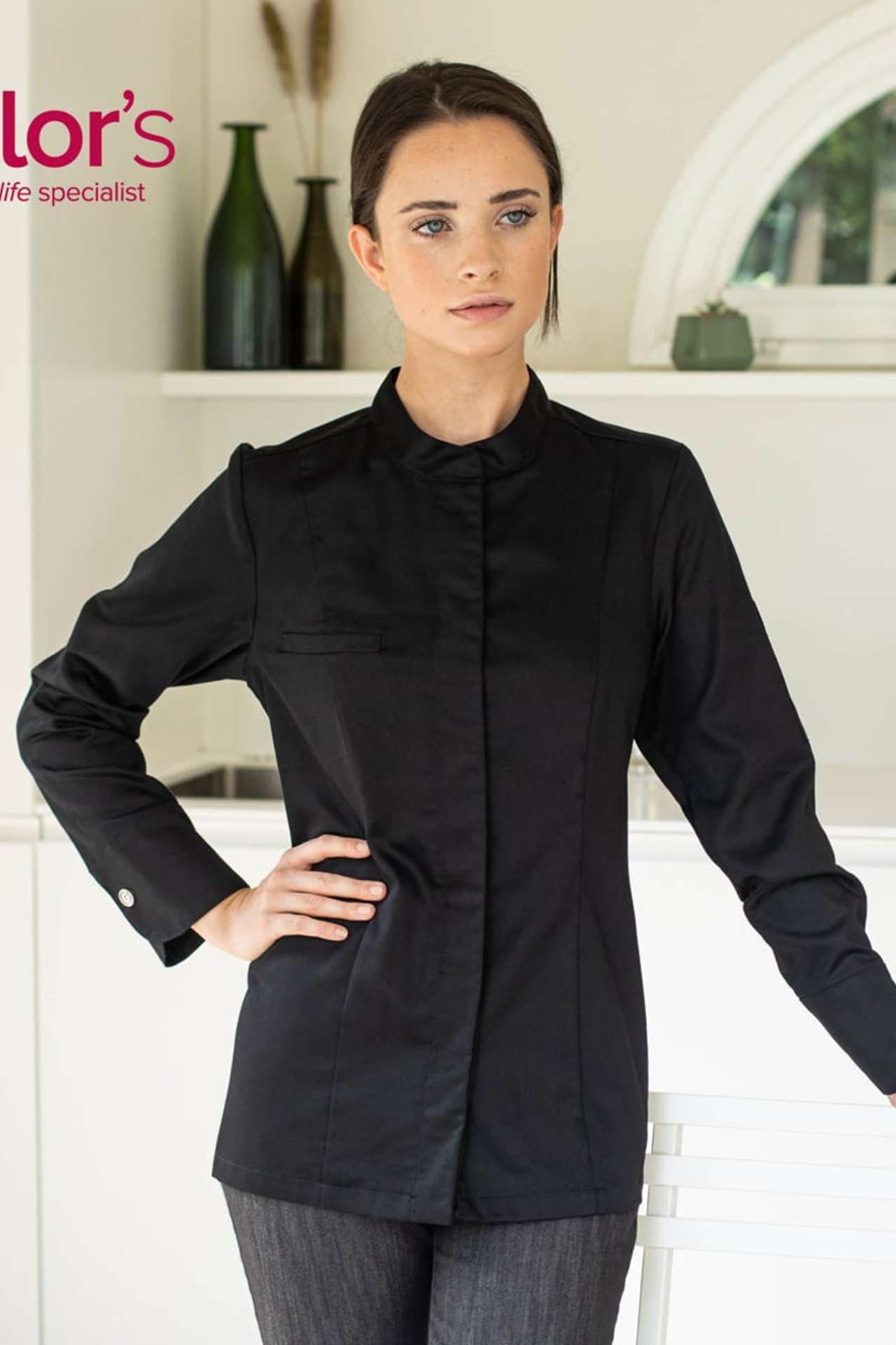 Giacca cuoca mistocotone Giblor's Denise 20P08G166 - Westrose SRL - Abbigliamento da Lavoro Personalizzato