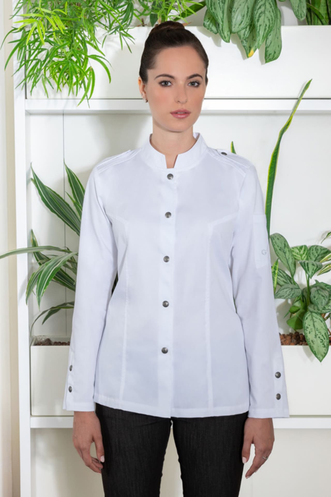 Giacca cuoca mistocotone Giblor's Keira 22P08G301 - Westrose SRL - Abbigliamento da Lavoro Personalizzato